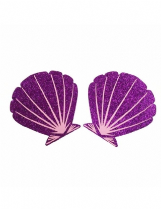 Purple Shell Disposable Adhesive Nipple Covers