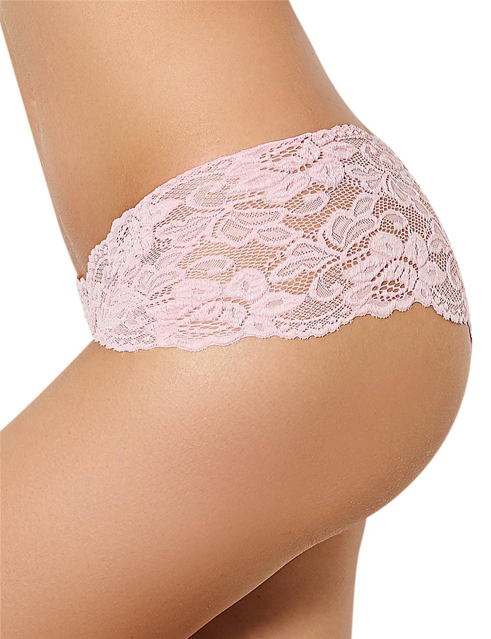 Pink Sexy Floral Lace Panty Ohyeah